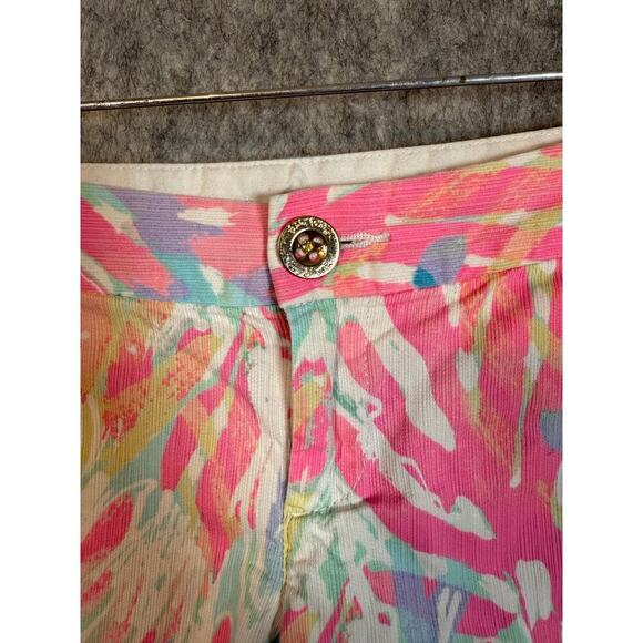 Lilly Pulitzer Womens Size 8 100% Cotton The Buttercup Short - Picture 3 of 7